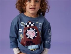 Name It china blue Gurli Gris sweatshirt